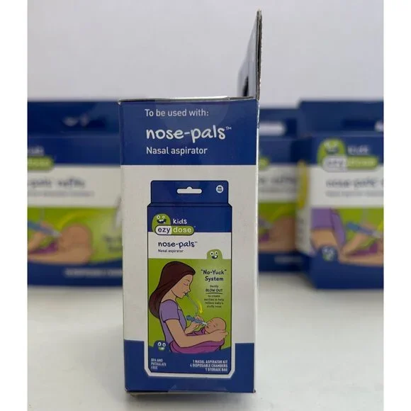 11 Kids Ezy Dose Nose-Pals Nasal Aspirator Disposable Chambers 10 Pack Refills - Picture 3 of 5